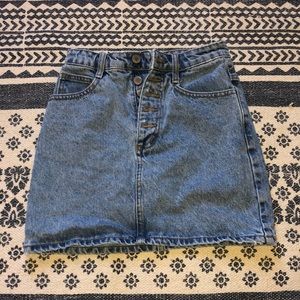 Brandy Melville Jean Skirt